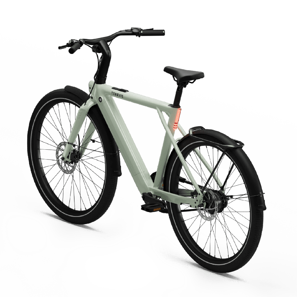 Tenways CGO009 Special Edition E-bike - 374 Wh Heren - Sage Green