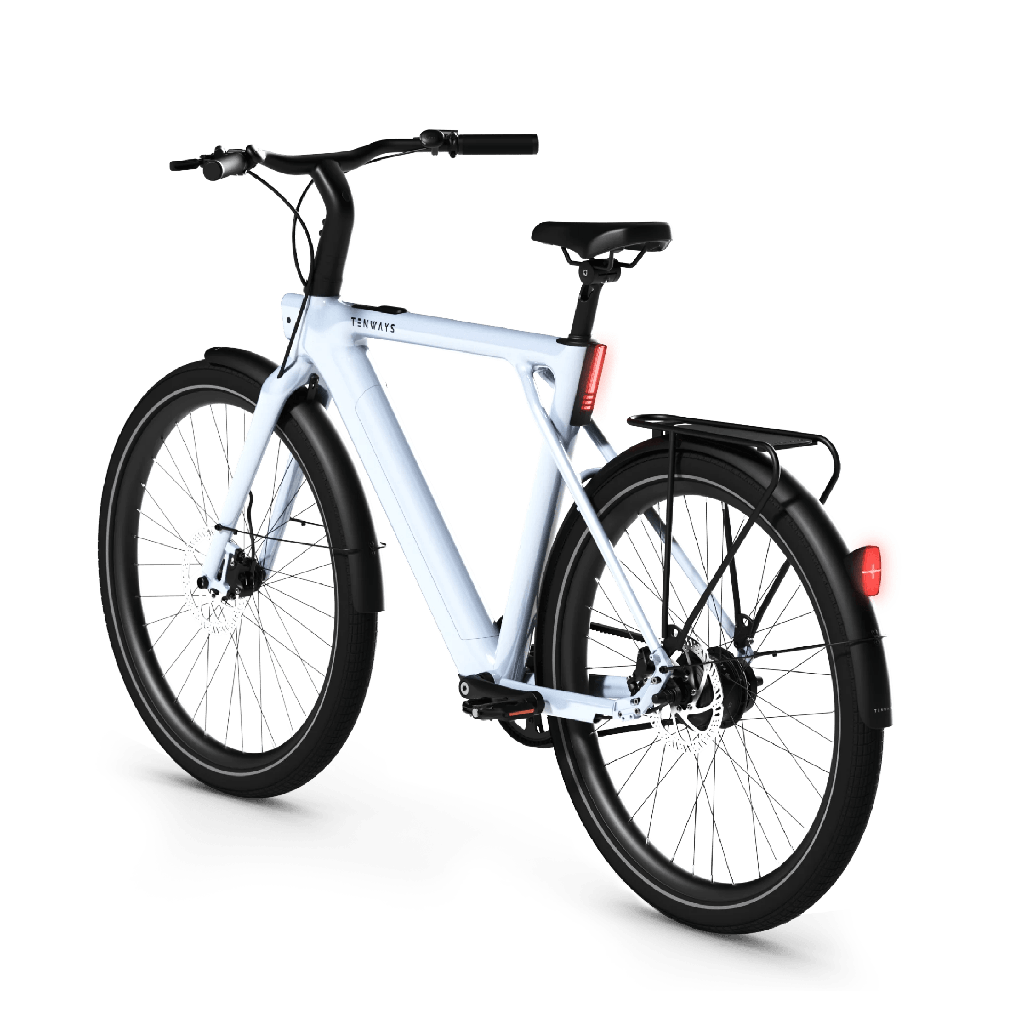 Tenways CGO009 Special Edition E-bike - 374 Wh Heren - Ice Blue