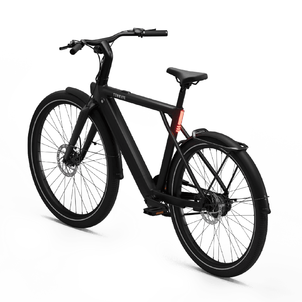Tenways CGO009 Special Edition E-bike - 374 Wh -Heren - Midnight Black