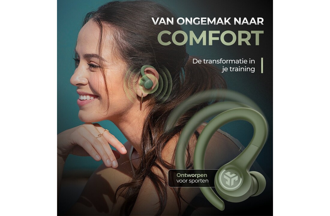 JLab Go Air Sport True Wireless Groen - Sportoordopjes