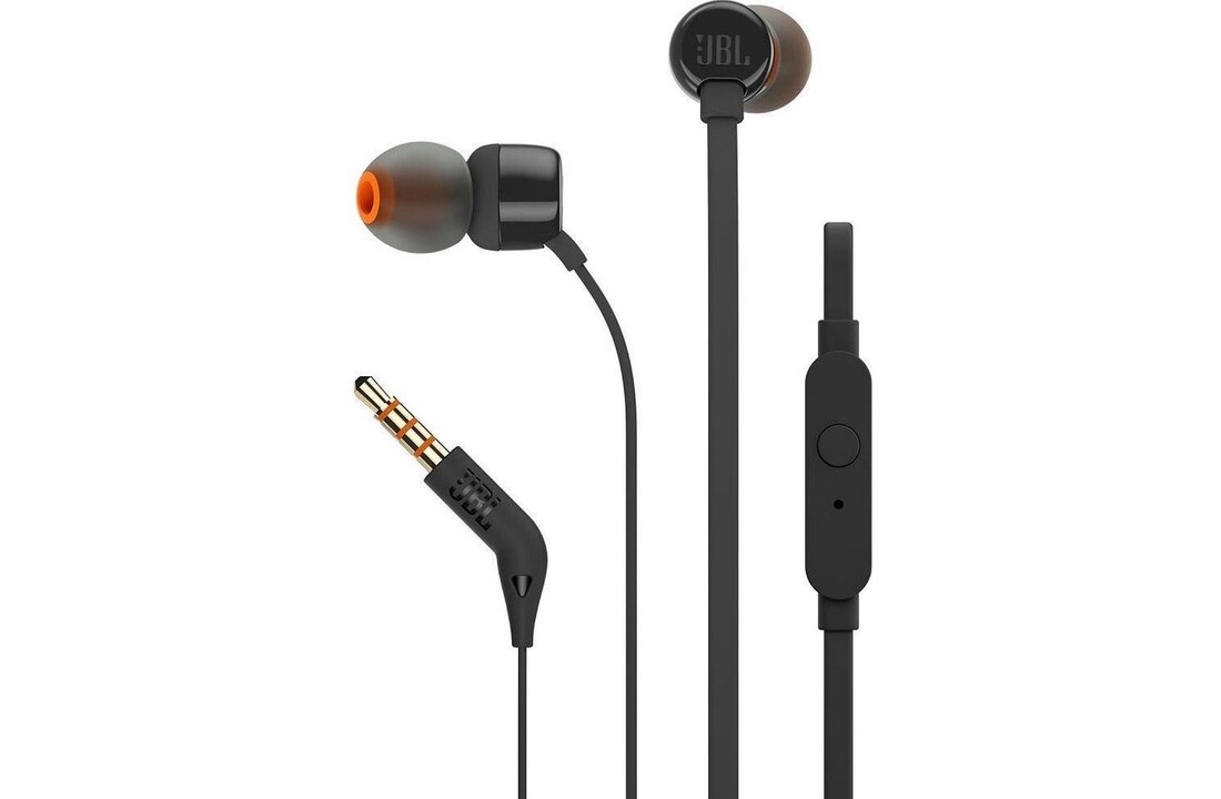 JBL T110 Zwart - Oordopjes