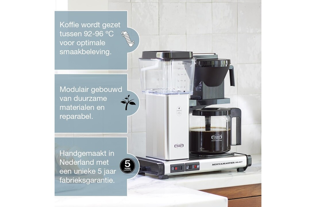 Moccamaster KBG Select (Black) - Koffiezetapparaat
