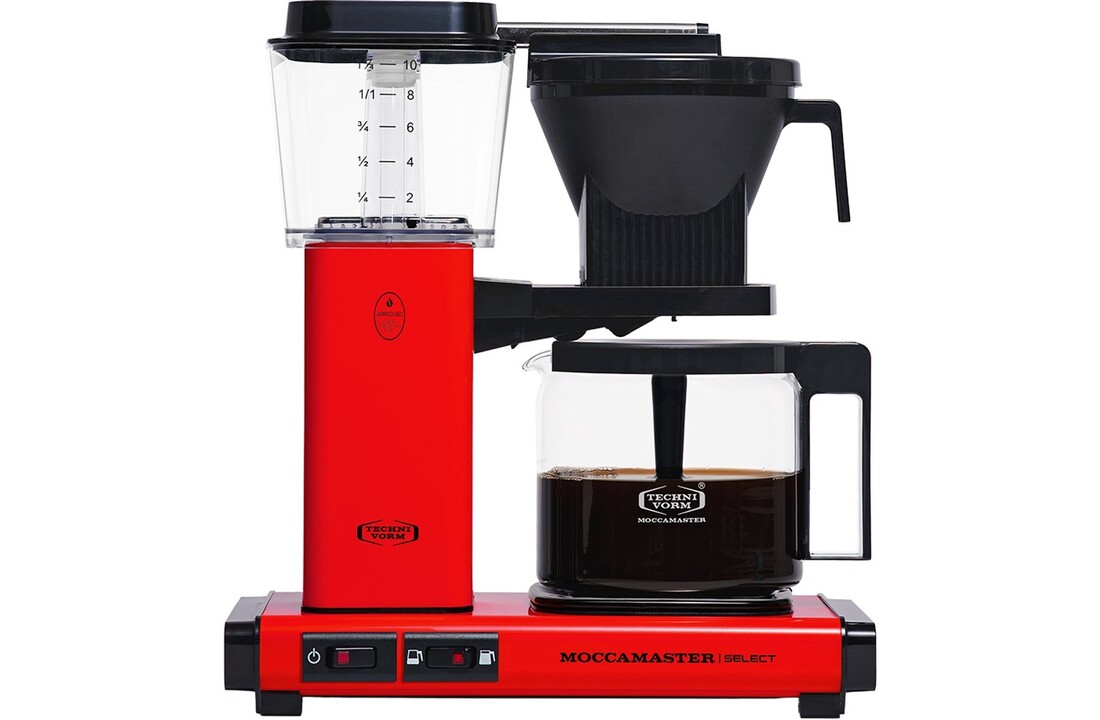 Moccamaster KBG Select (Red) - Koffiezetapparaat