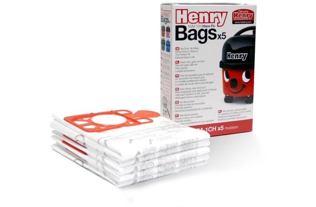 Numatic Henry NVM-1CH Hepa-Flo (5 stuks) - Stofzuigerzakken