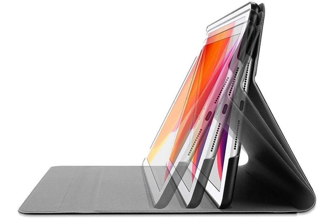 Just In Case Just in Case Premium Bluetooth Keyboard - Apple iPad 10.2 - Zwart - Tablethoes