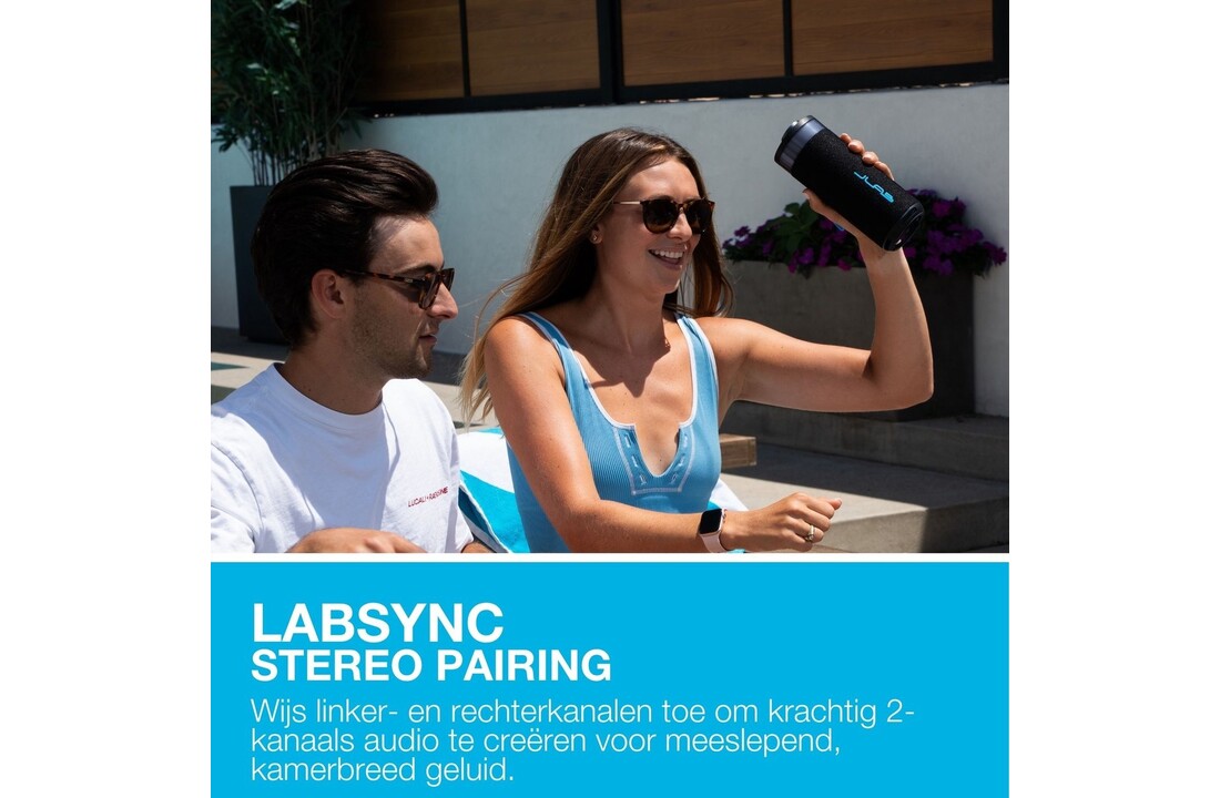 JLab Go Party Zwart - Draadloze speaker
