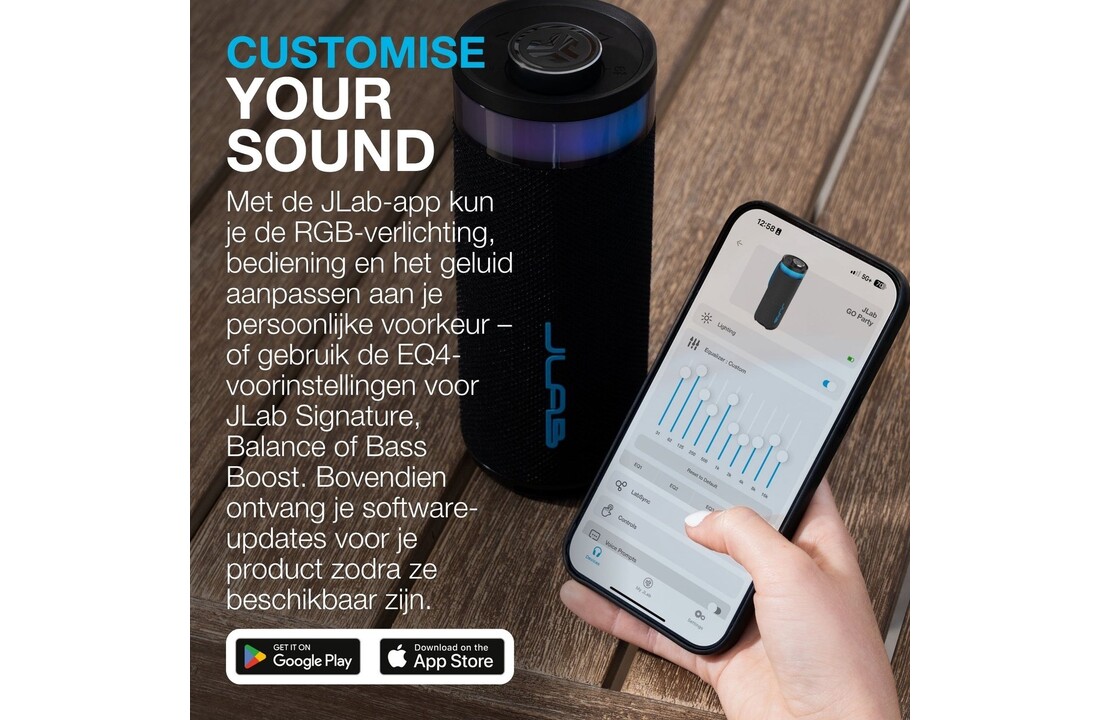 JLab Go Party Zwart - Draadloze speaker