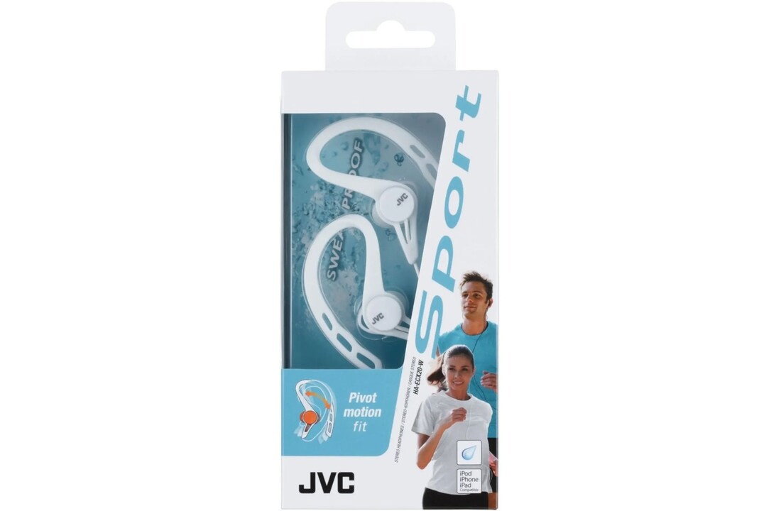 JVC HA-ECX20 Wit - Sportoordopjes