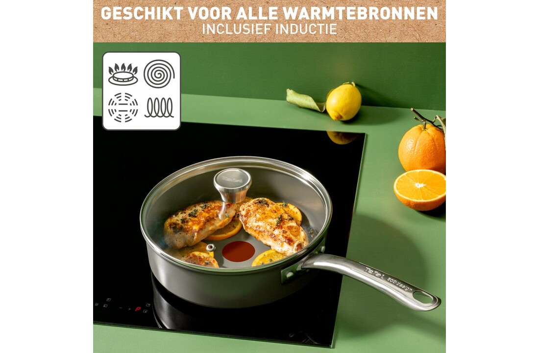 Tefal Renew+ Keramische hapjespan Ø24 cm