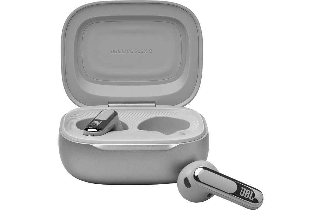 JBL Live 3 Flex Zilver - Draadloze oordopjes