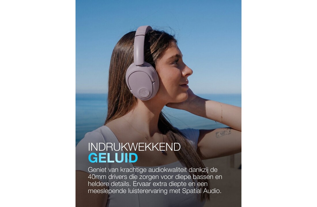 JLab Lux ANC Paars - Draadloze koptelefoon