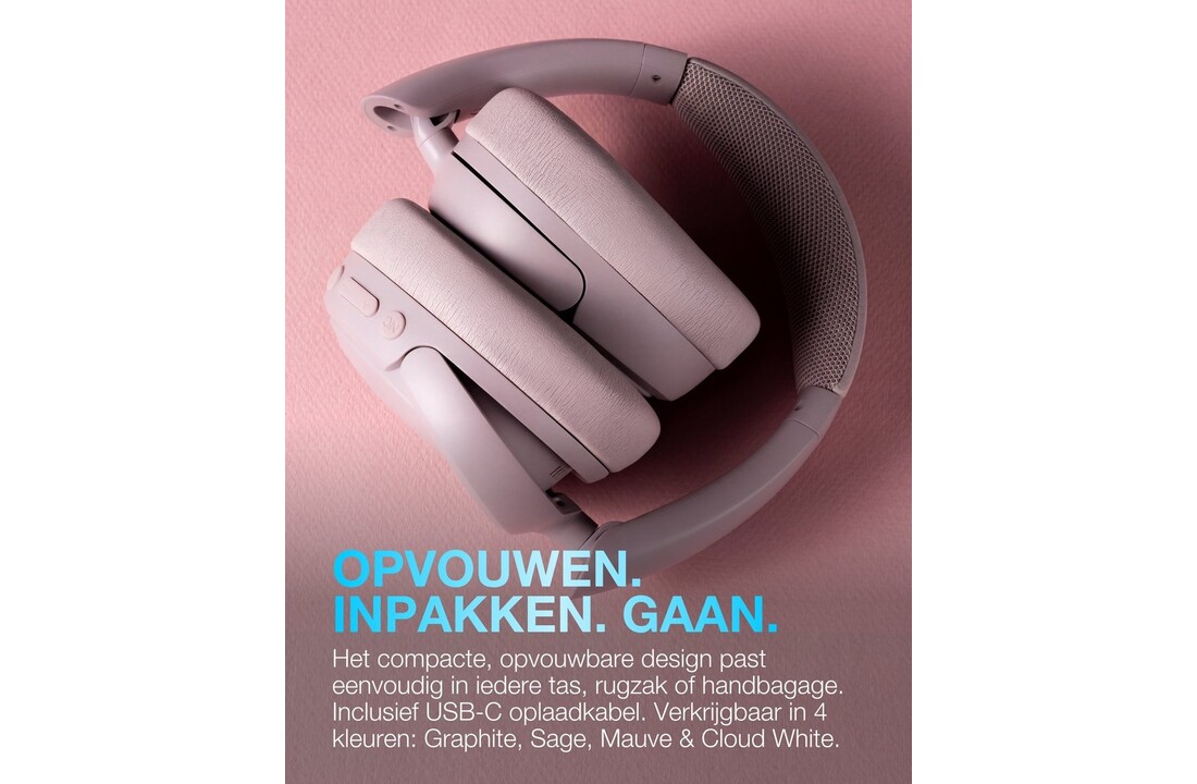 JLab Lux ANC Paars - Draadloze koptelefoon