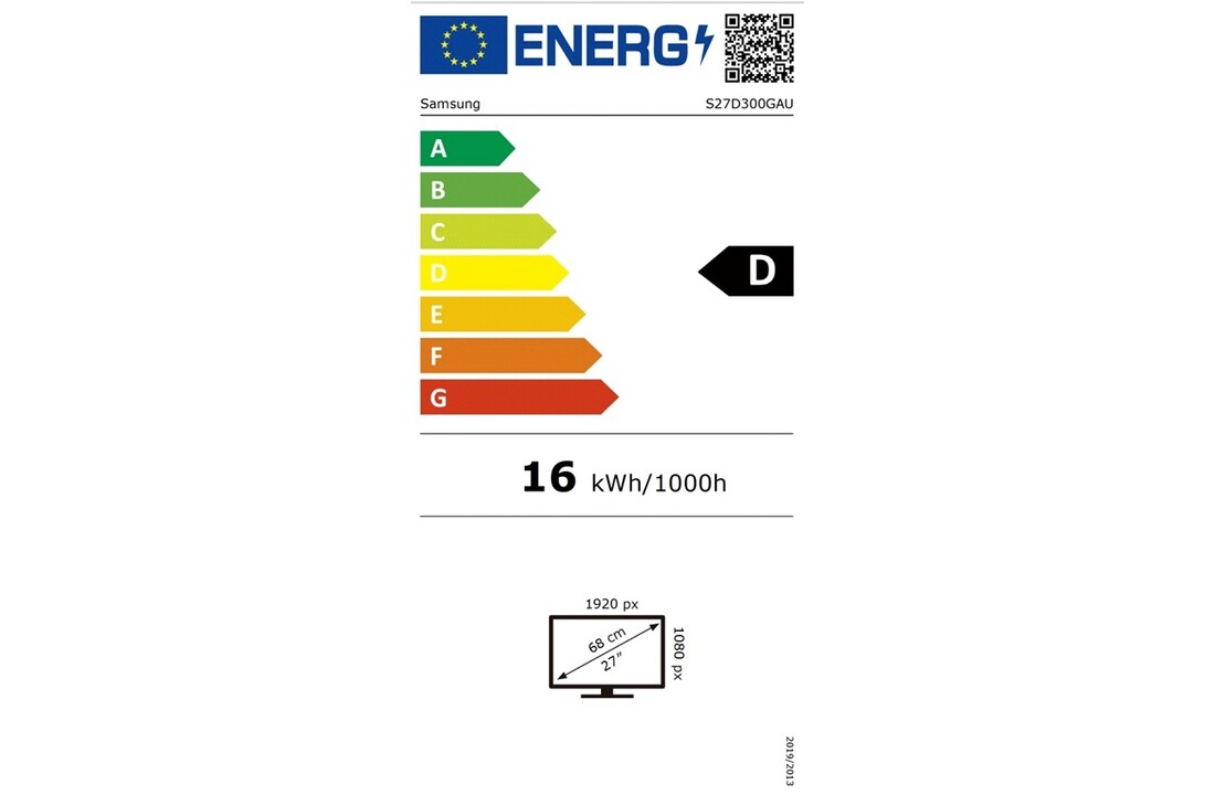 Samsung Essential S3 S30GD 27 inch (D300G) Zwart - Monitor