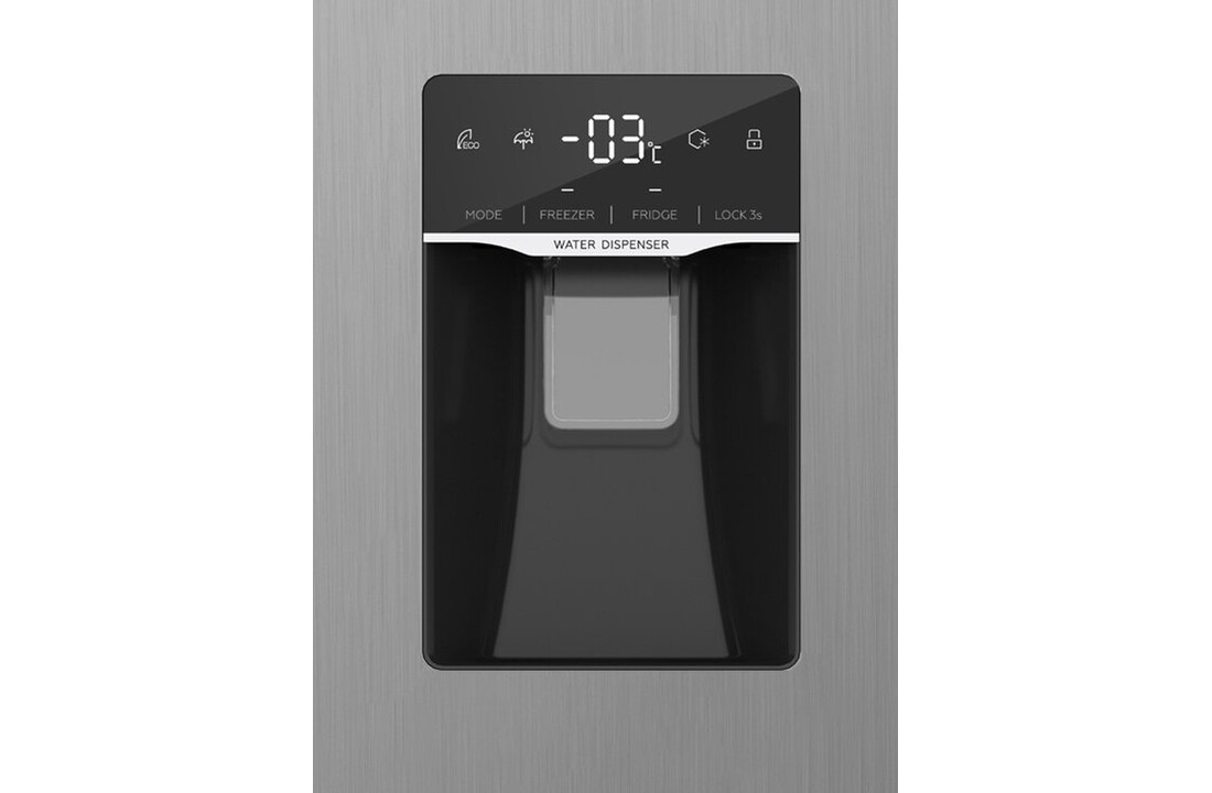 Exquisit SBS146-WS-040ES - Amerikaanse koelkast