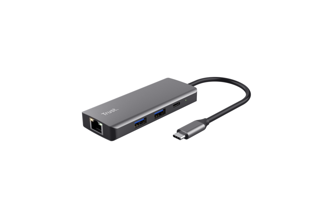Trust Dalyx 6-in-1 USB-C-adapter - Adapter