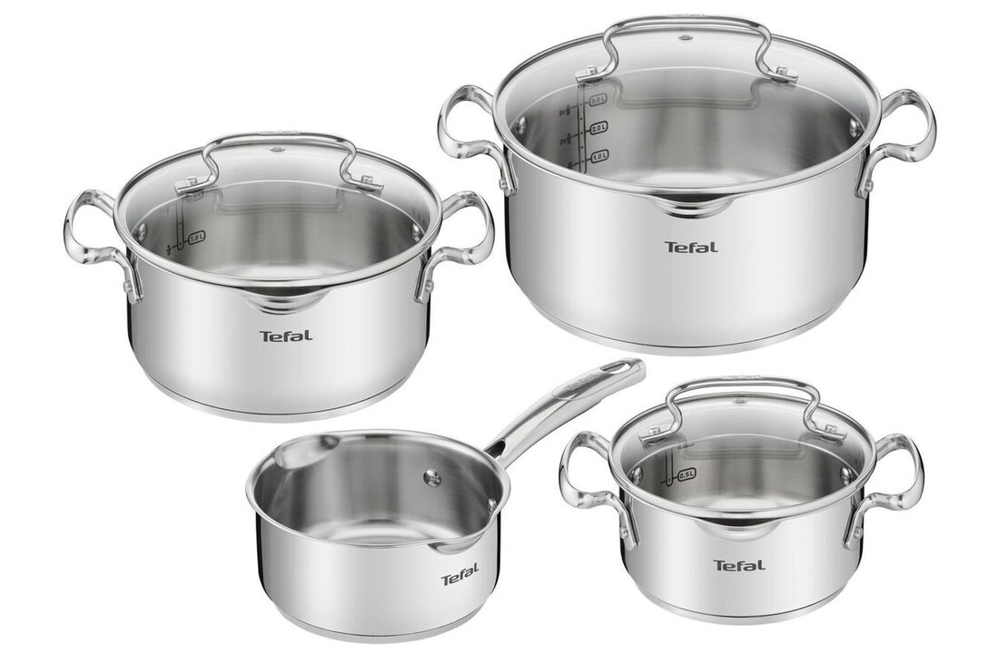 Tefal G719S7 Duetto+ 4-delige Pannenset
