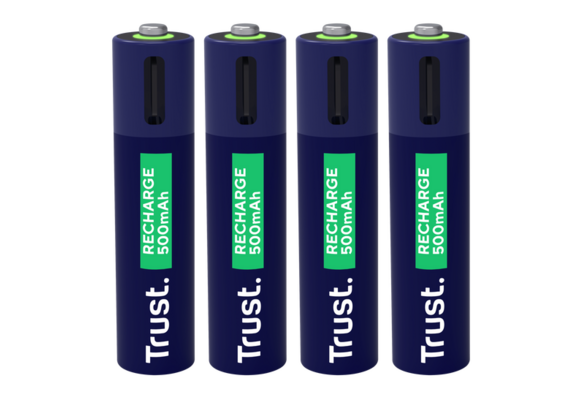 Trust USB-C oplaadbare AAA-batterijen (4-pack)
