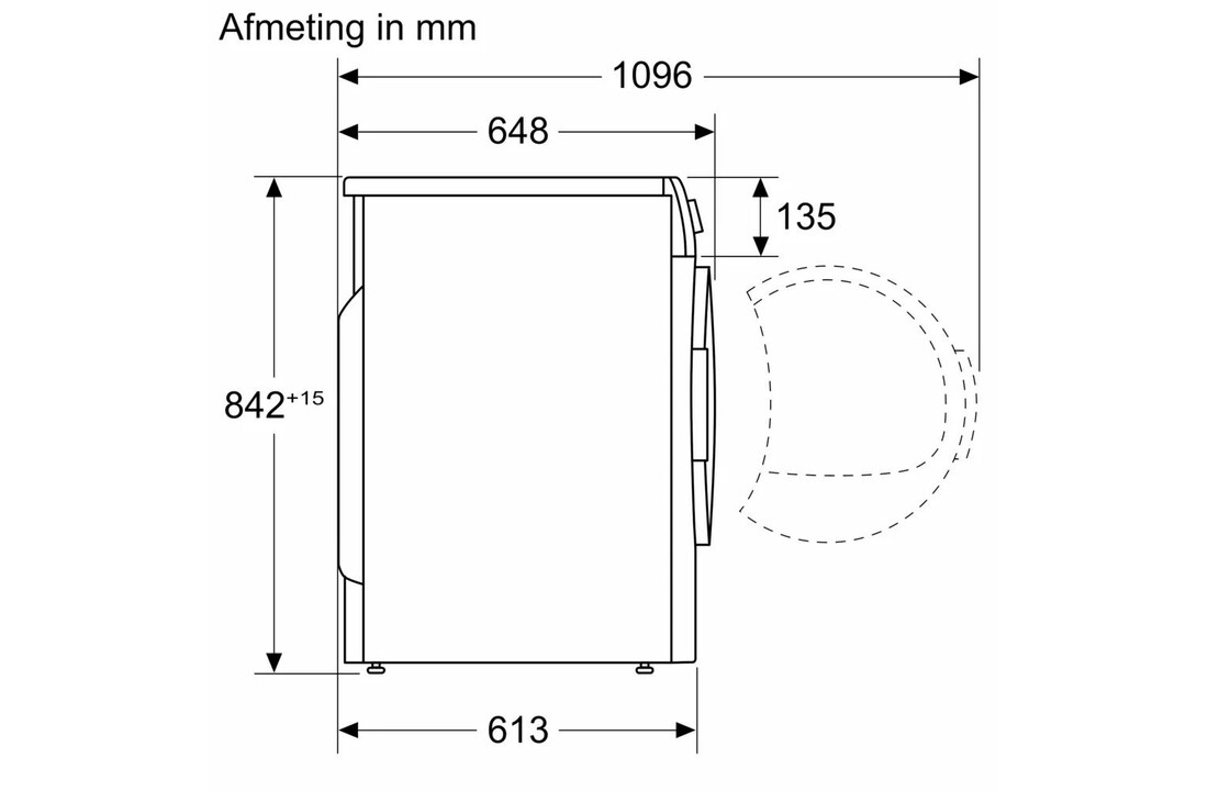 Bosch WTH8520MNL Serie 4 EXCLUSIV - Warmtepompdroger