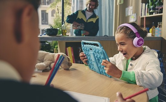 JBL Junior 320BT Paars - Kinder koptelefoon