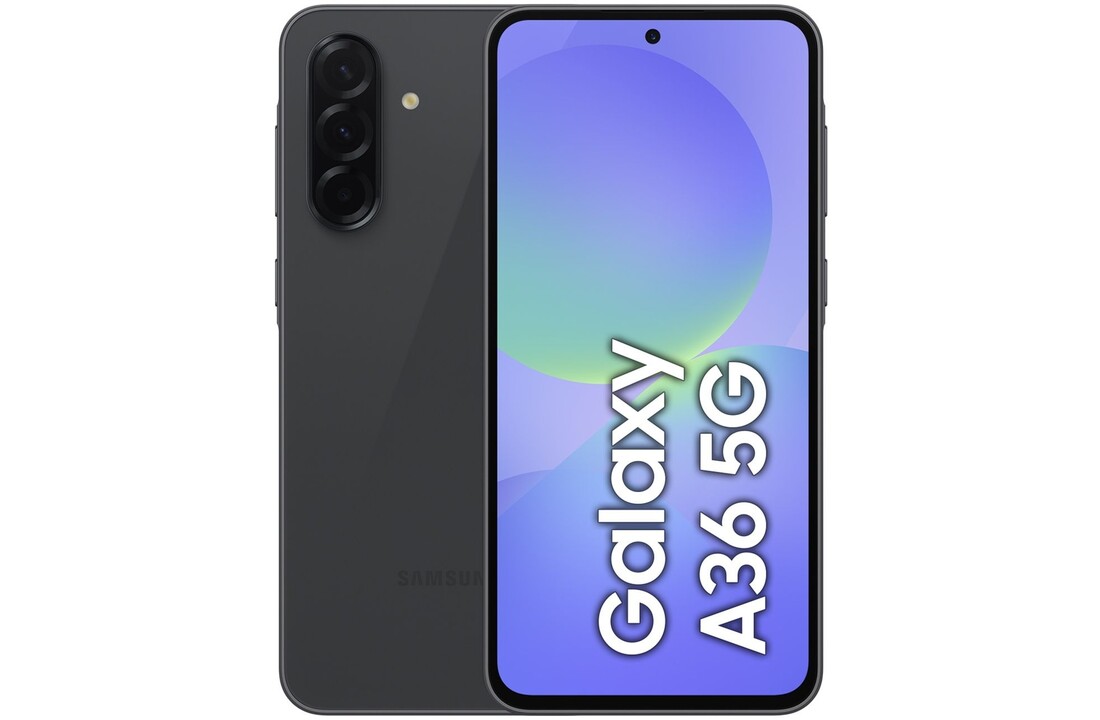 Samsung Galaxy A36 5G 128GB Awesome Black - Mobiele telefoon