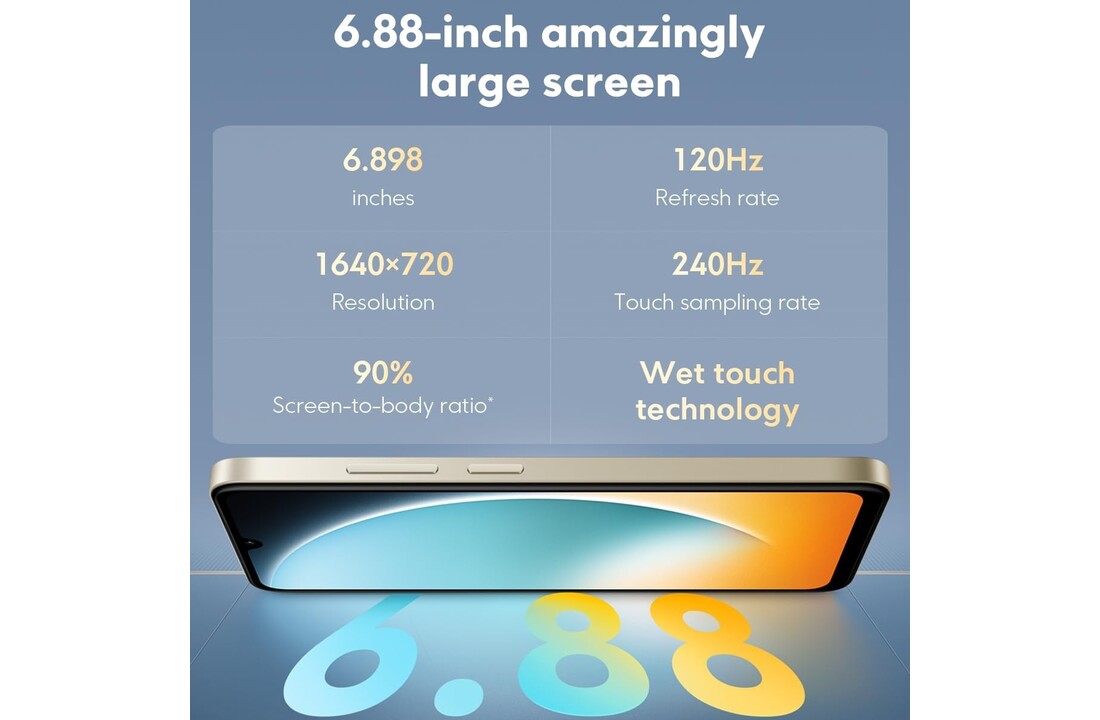 Xiaomi Poco C71 64GB Zwart - Mobiele telefoon