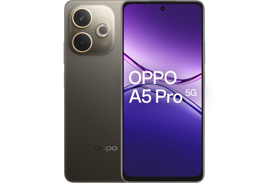 OPPO A5 Pro 5G 256GB Black Brown - Mobiele telefoon