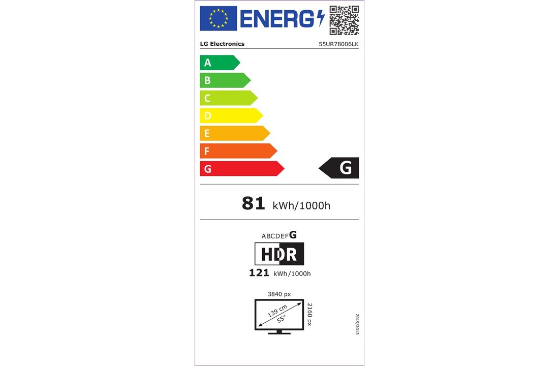 LG 55UR78006LK (2023) Buitenlands model - LED TV