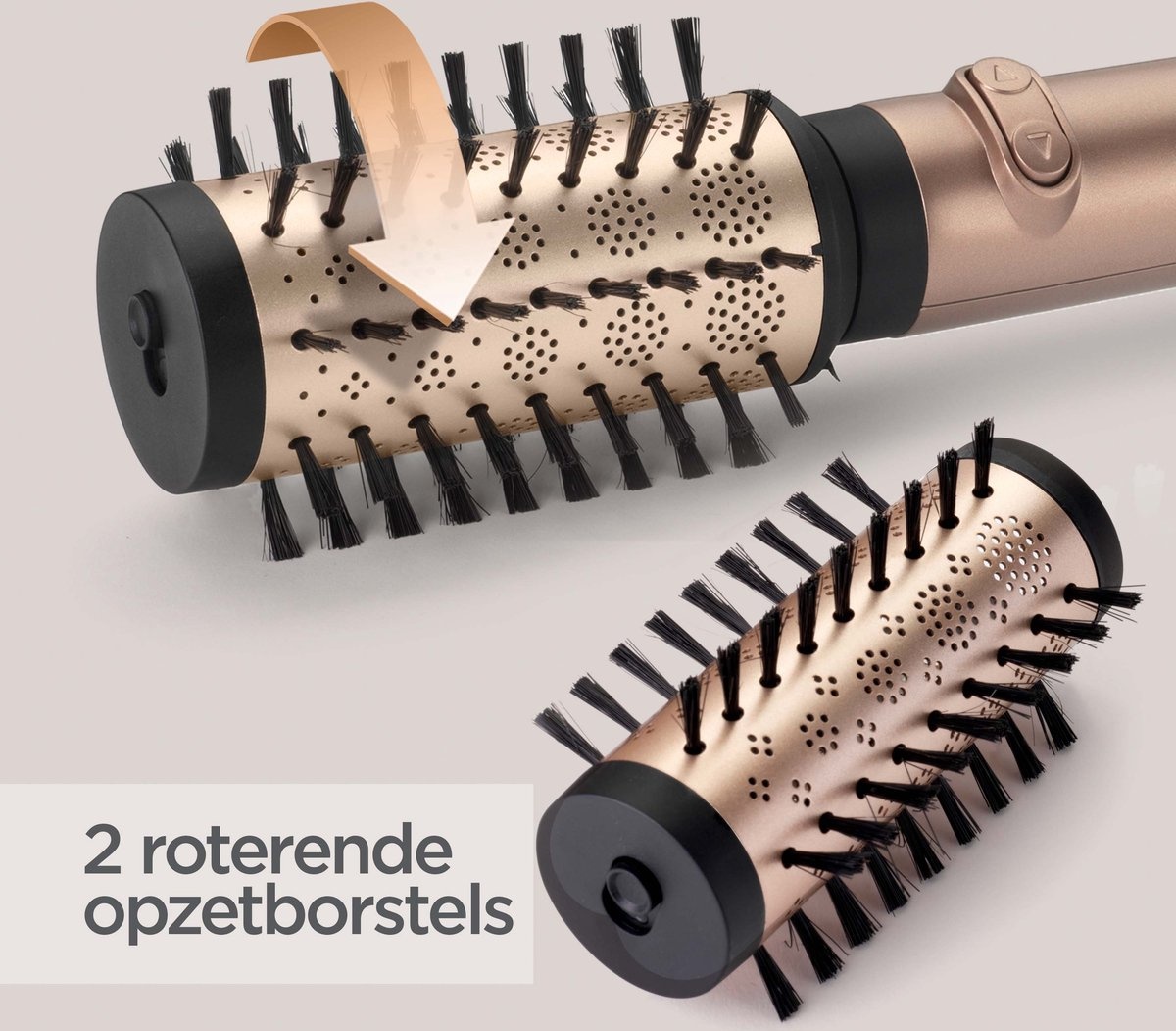 BaByliss Big Hair Dual AS952E Gold Edition - Föhnborstel