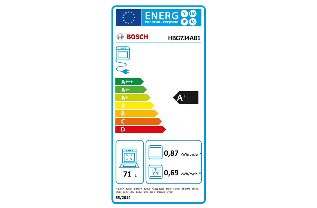 Bosch HBG734AB1 Serie 8 EXCLUSIV - Inbouw oven