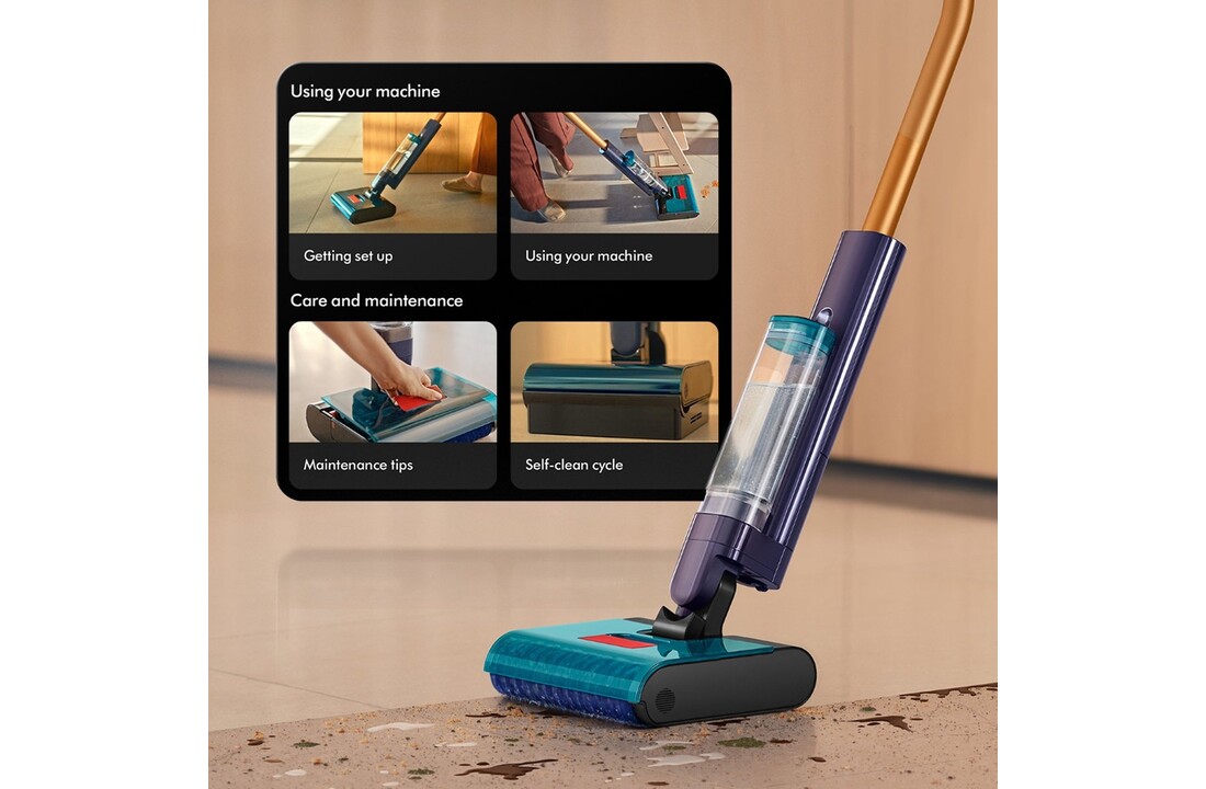 Dyson Clean+Wash Hygiene - Steelstofzuiger