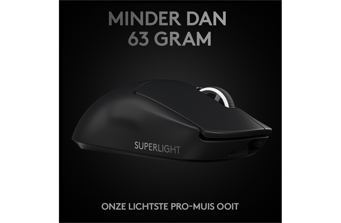 Logitech G Pro X Superlight Zwart - Gaming Muis