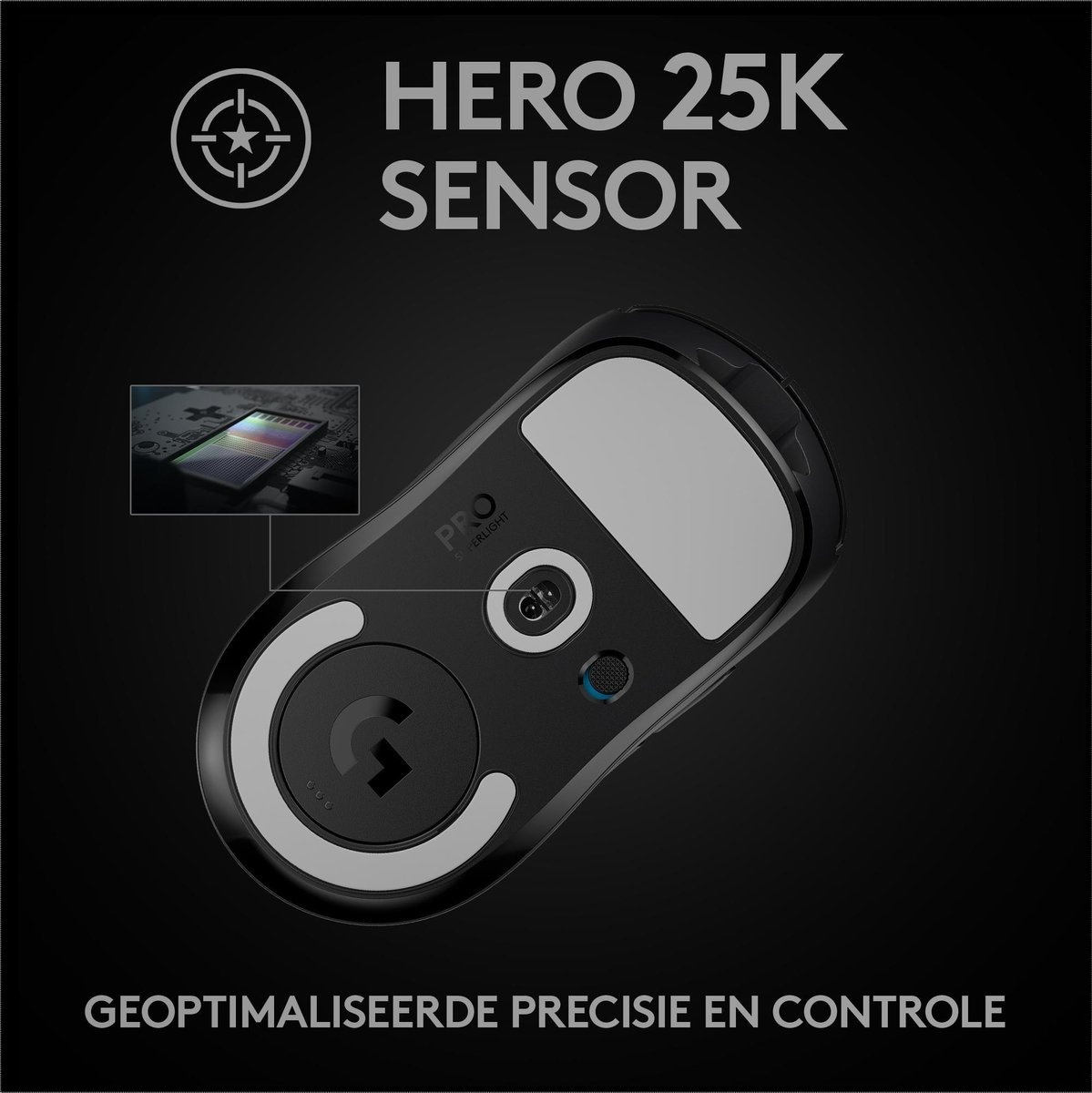 Logitech G Pro X Superlight Zwart - Gaming Muis