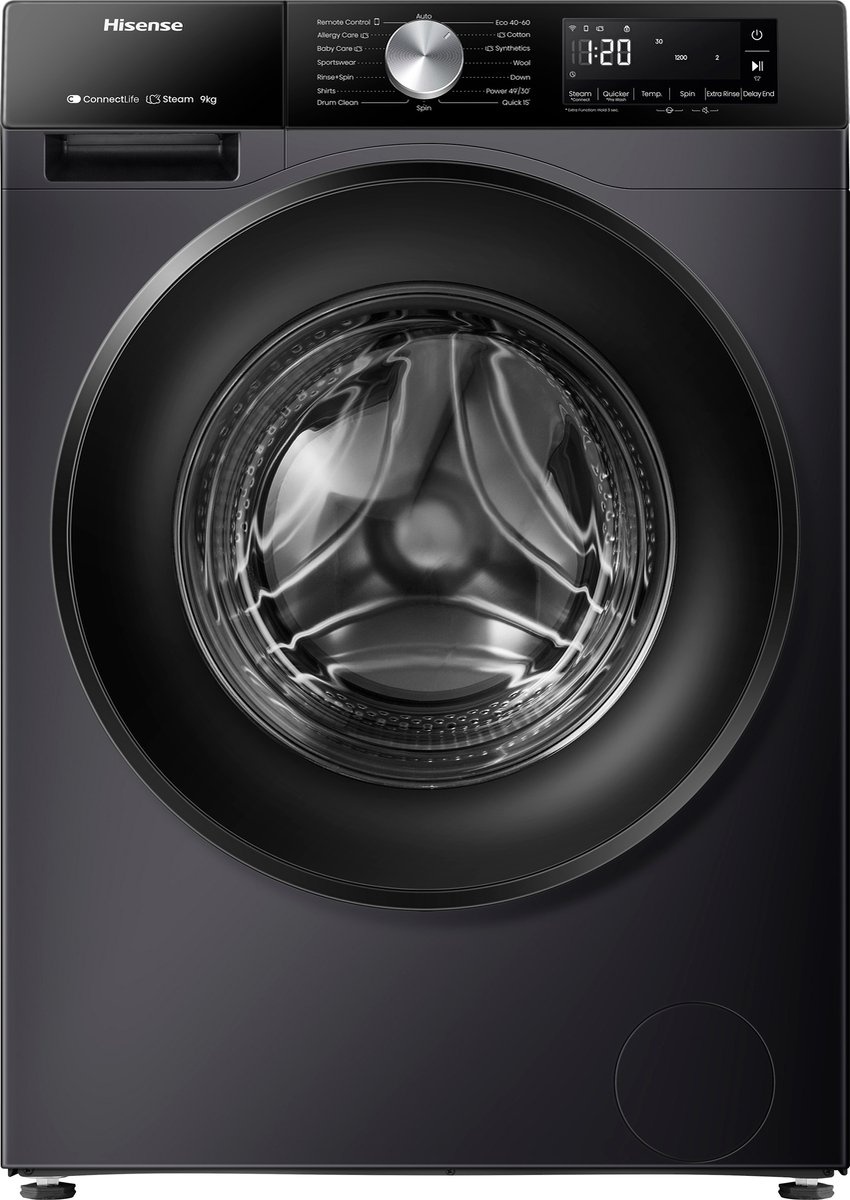 Hisense WF3S9043BB3 - Wasmachine