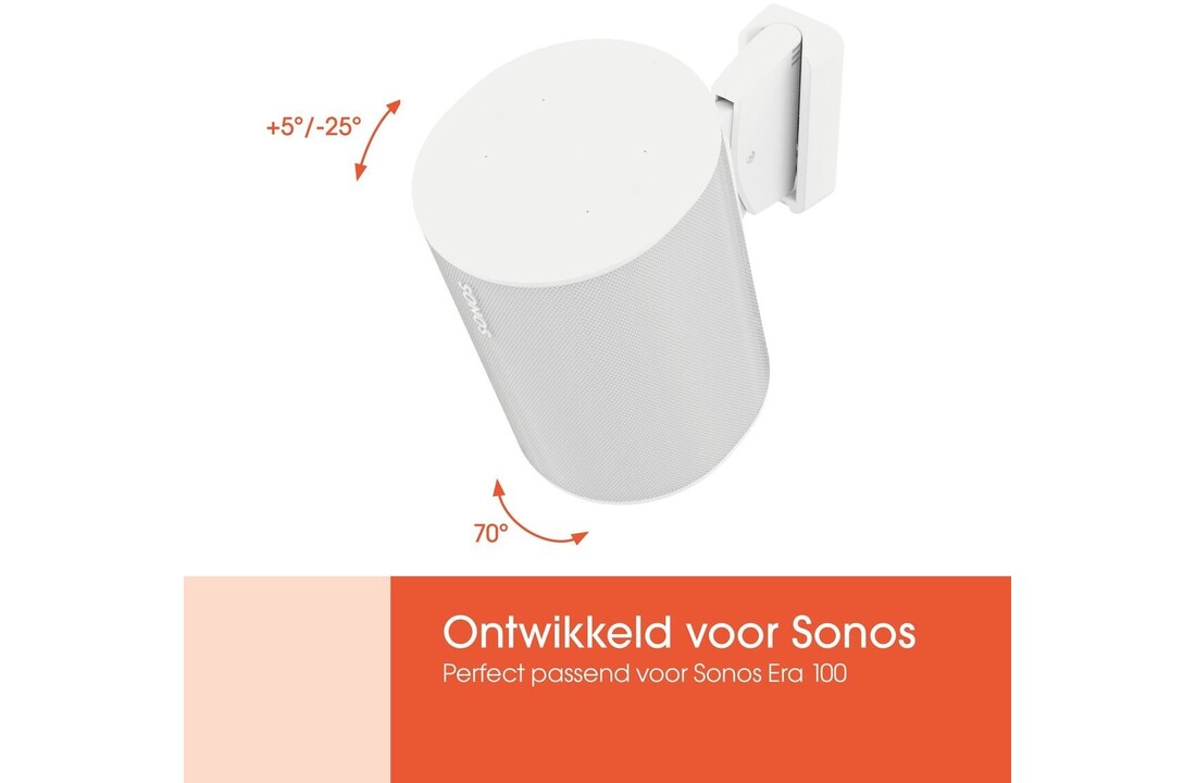 Vogel's SWM 4021 Muurbeugel voor Sonos Era 100 Wit
