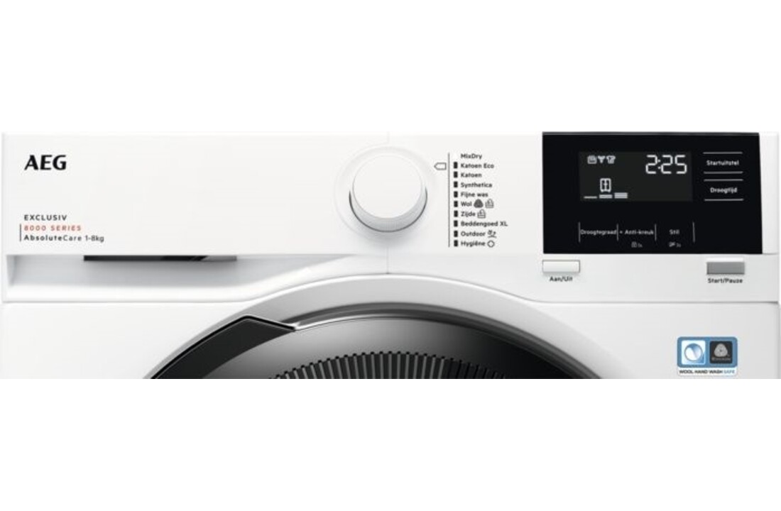 AEG TR8ESSEN 8000 Serie AbsoluteCare - Warmtepompdroger