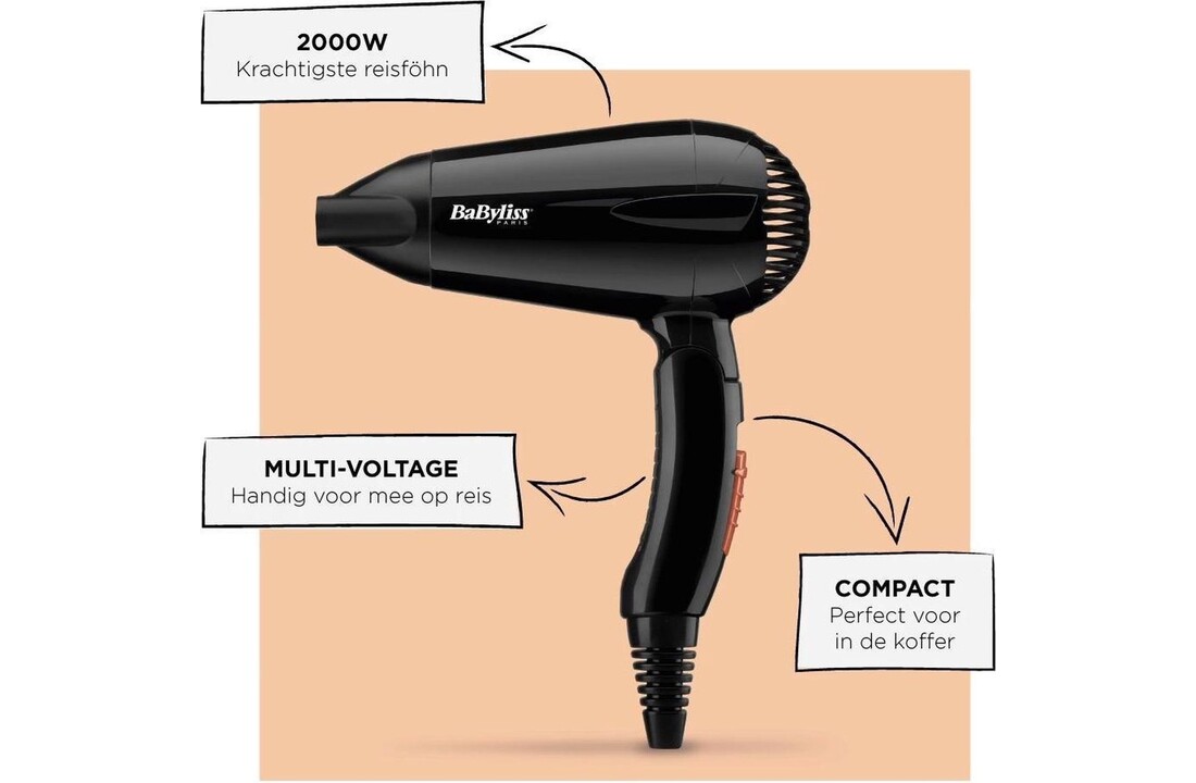 Babyliss Travel Dry 5344E - Föhn