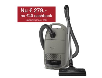 Miele Guard M1 Silence Casagrijs - Stofzuiger met zak.