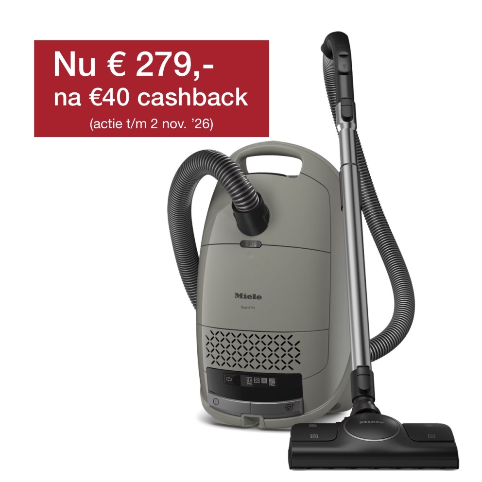 Miele Guard M1 Silence Casagrijs - Stofzuiger met zak.