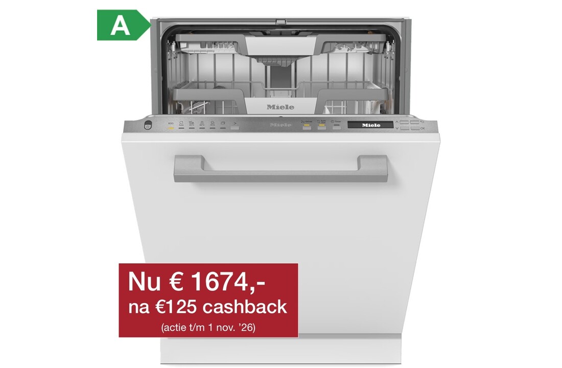 Miele G 7088 SCVi XXL AutoDos RVS - Inbouw vaatwasser.