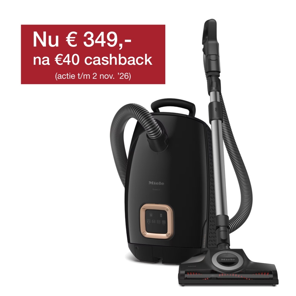 Miele Guard L1 Cat & Dog Flex Obsidiaanzwart - Stofzuiger met zak.