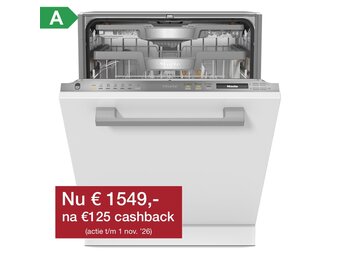 Miele G 7293 SCVi Excellence RVS - Inbouw vaatwasser.