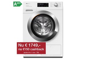 Miele WEJ895 WPS PWash & TDos & Steam Wasmachine.