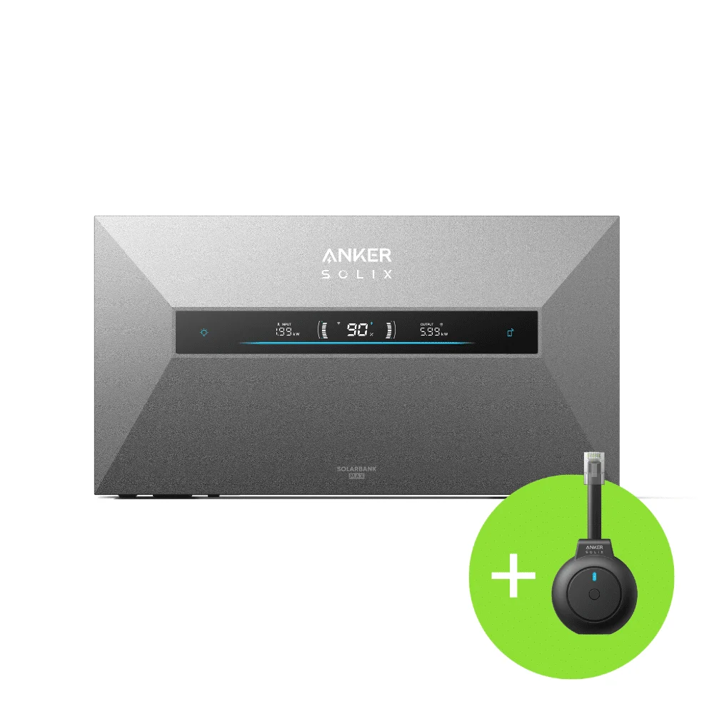 Anker SOLIX Solarbank Max AC - Thuisbatterij.