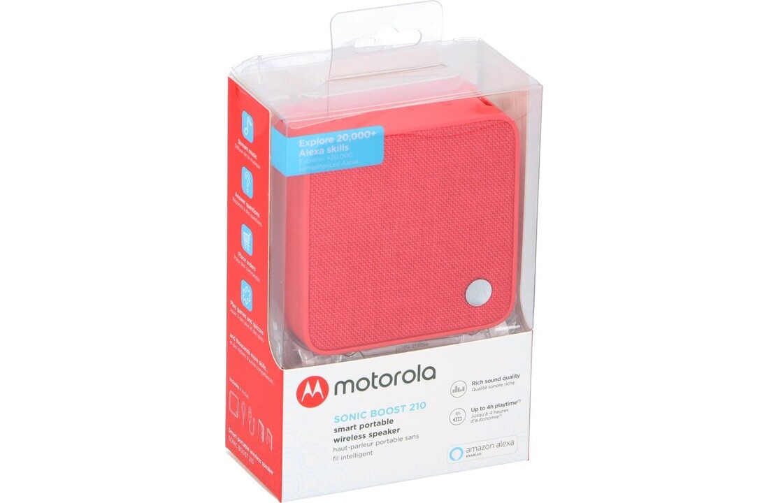 Motorola SonicBoost 210 Rood - Draadloze speaker