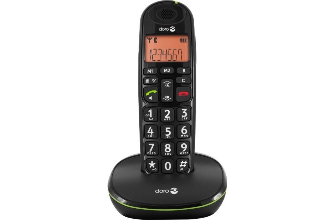 Doro PhoneEasy 100w Zwart - Senioren telefoon