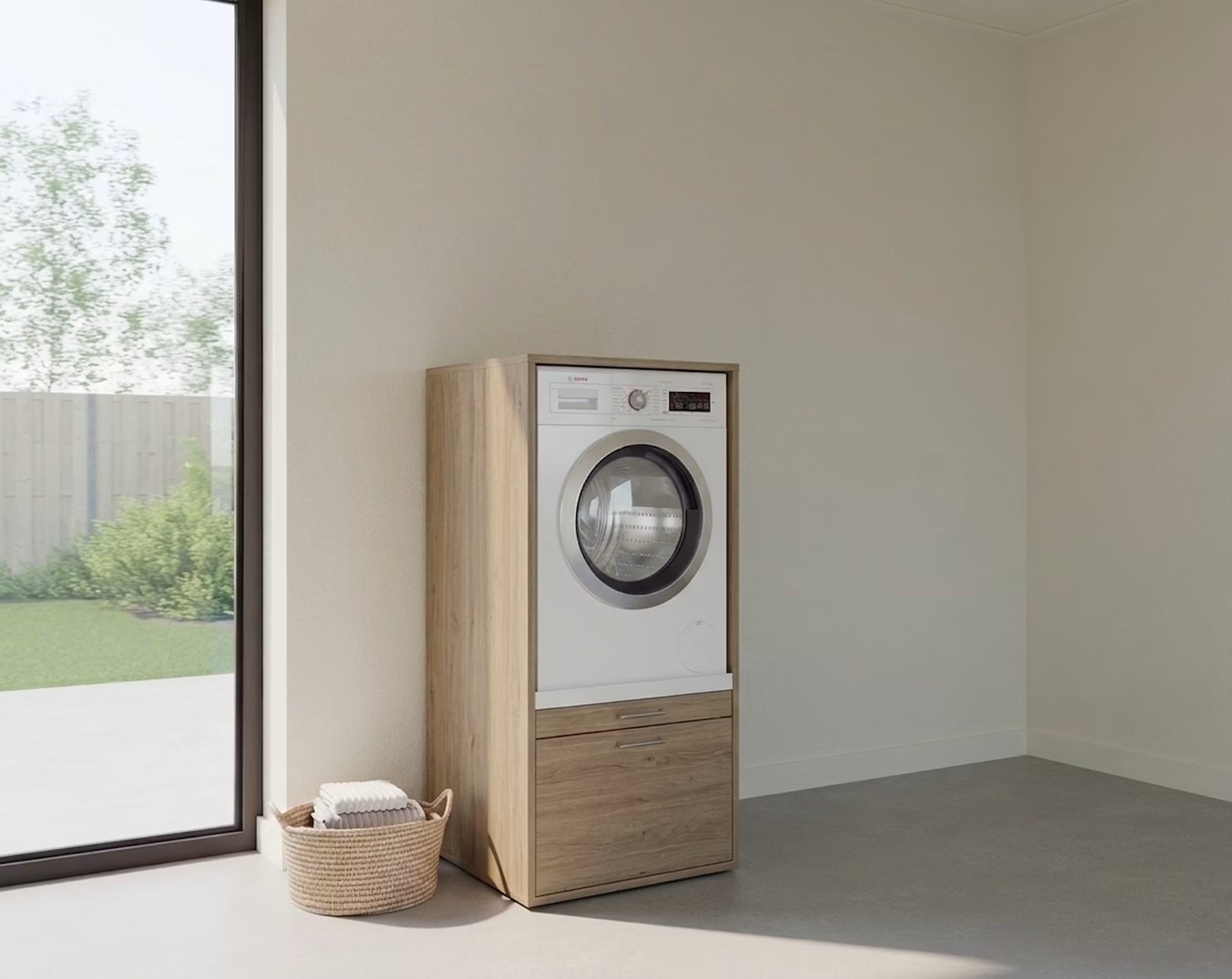 Wastoren wasmachine kast WSCS1462-E original 2.1 - naturel eiken.