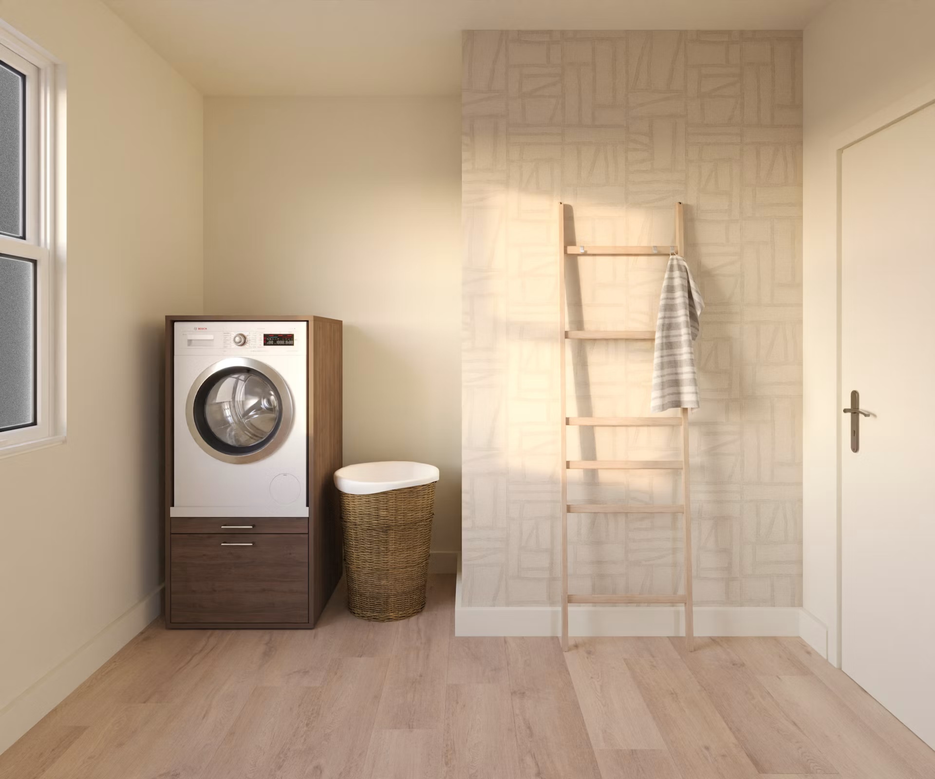 Wastoren wasmachine kast WSCS1462-E original 2.1 - naturel eiken.