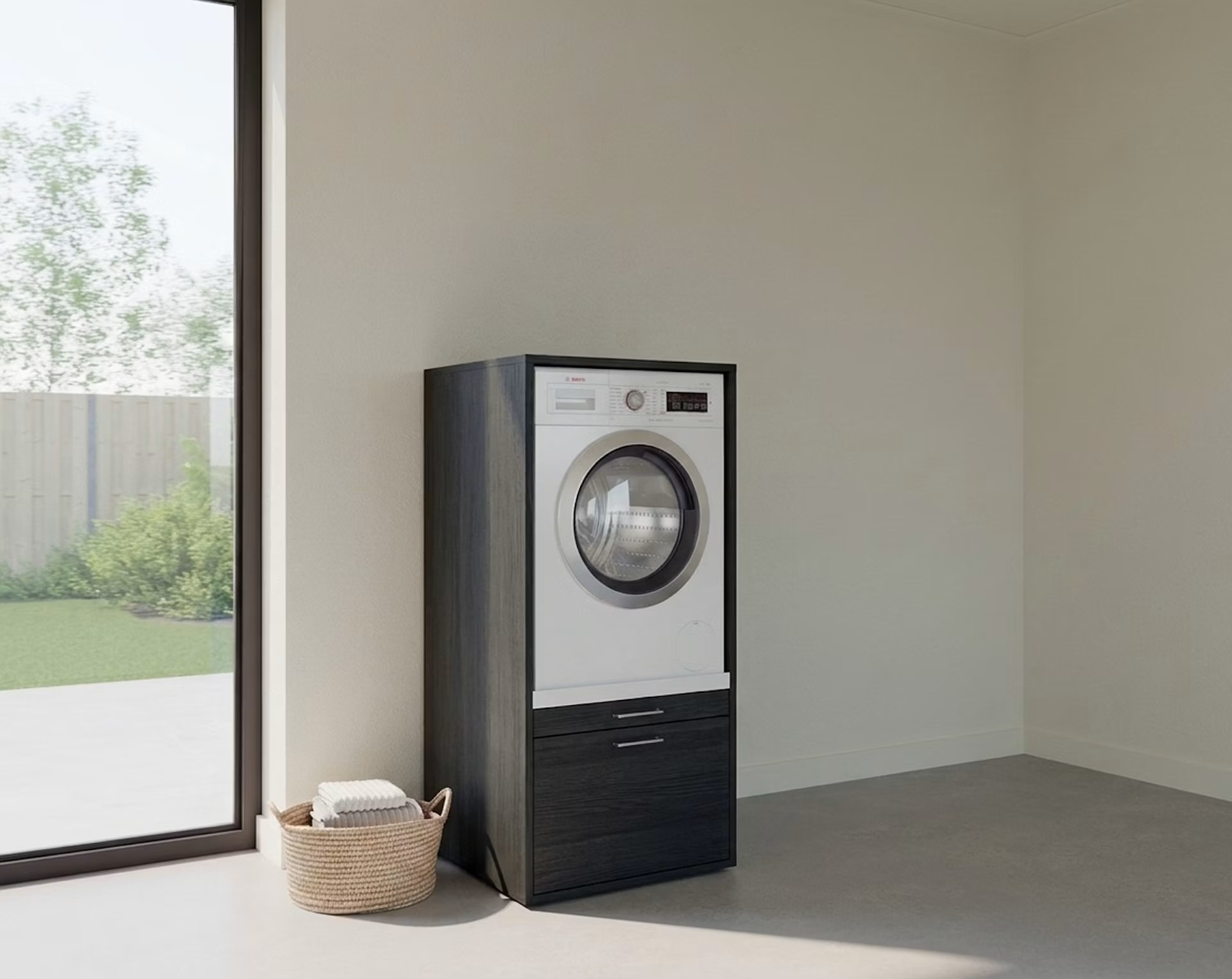 Wastoren wasmachine kast WSCS1462-S original 2.1 - zwart eiken.