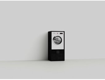 Wastoren wasmachine kast WSCS1462-S original 2.1 - zwart eiken.