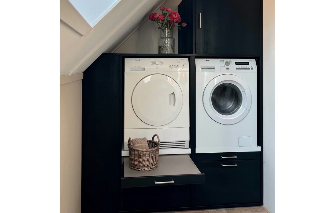 Wastoren wasmachine kast WSCS1462-S original 2.1 - zwart eiken.